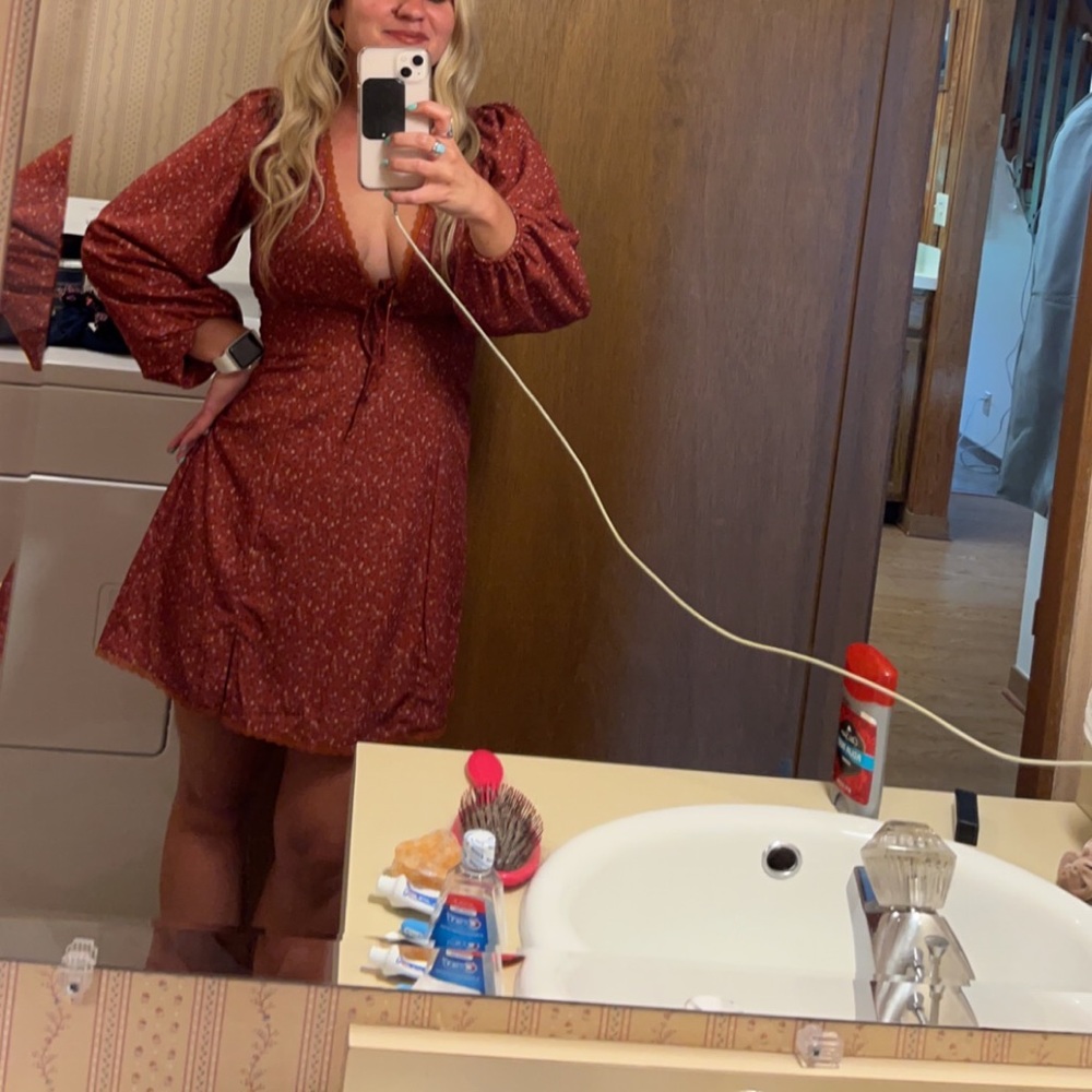 Little red cocktail dress worn to wedding in Wyoming. Worn once